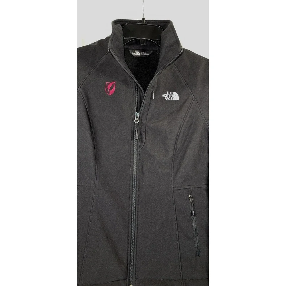 The North Face Womens Apex Bionic Softshell Jacket Black Small Full Zip‎ Coat